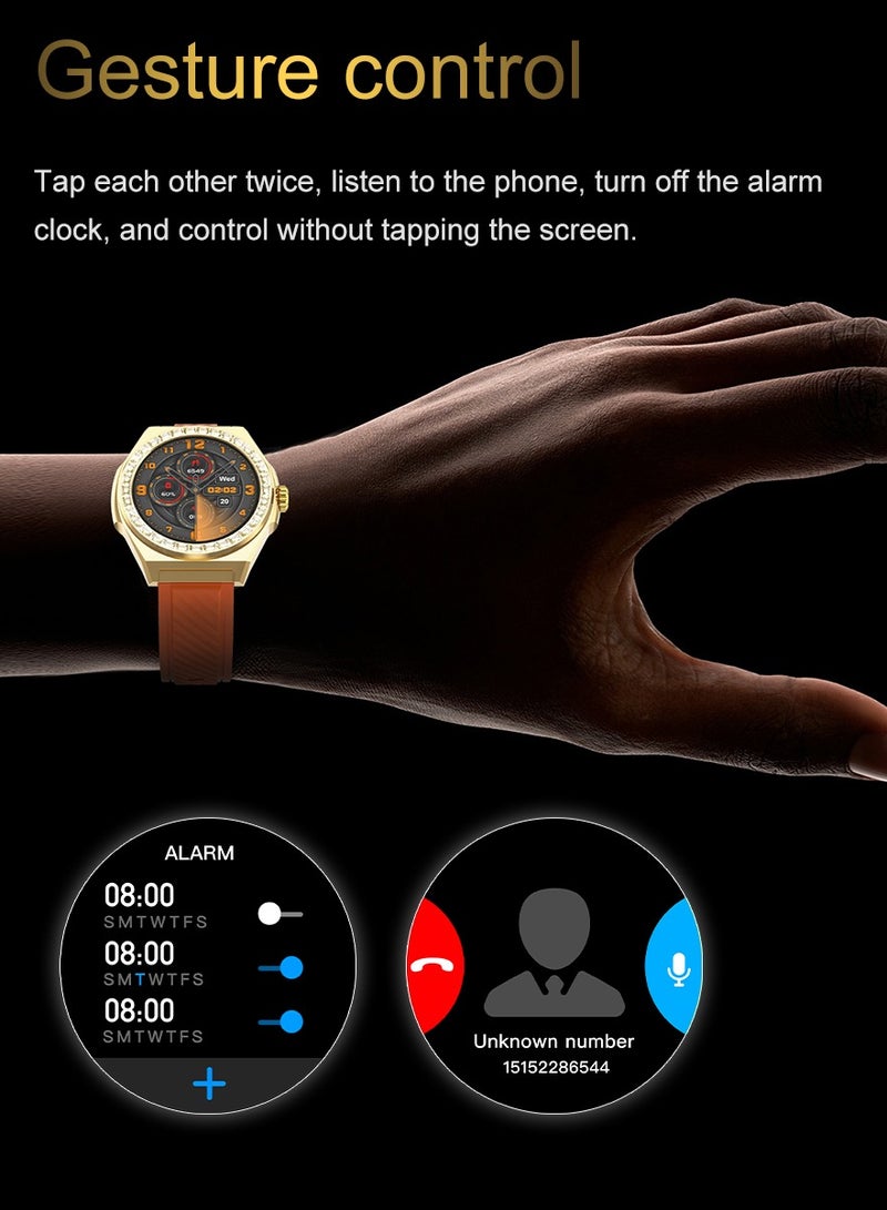 AROAQ LG72 Pro Max Smart Watch, 300mah Battery HD AMOLED Health Monitoring Smart Watch, IP68 Waterproof Smart Wrist Watch With Blood Oxygen ECG Heart Rate And Body Temperature Monitoring, (Silver) - Image 4