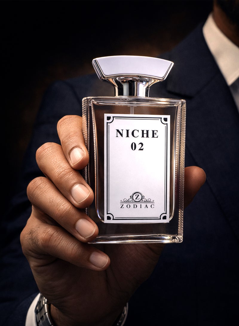 زودياك عطر زودياك نيش 02 أو دو بيرفيوم 100 مل | عطر فاخر للجنسين بنفحات حمضية وخضراء وخشبية مسكية | عطر مميز يدوم طويلاً برائحة منعشة - Image 3