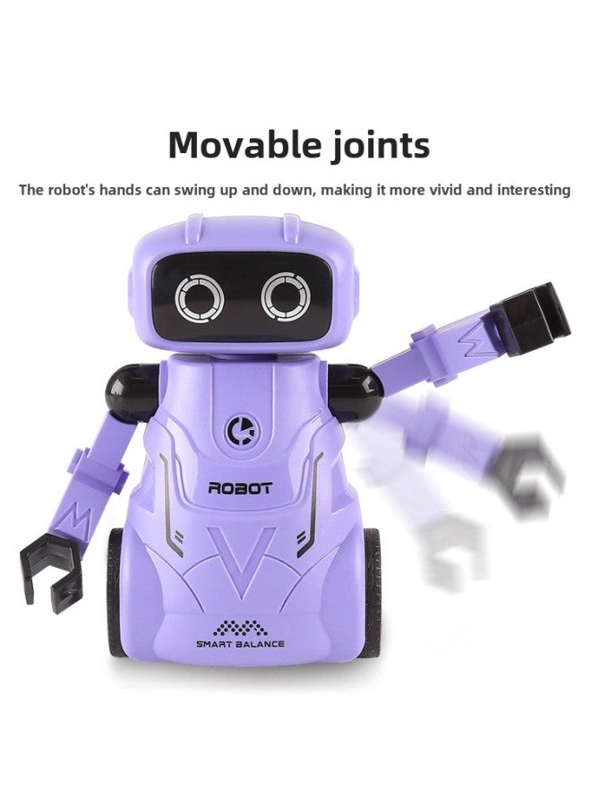 Children's Toy Dynamic Inertial Robot Fun Inertial Swing Educational Toy Dynamic Robot-Color:White - Image 5