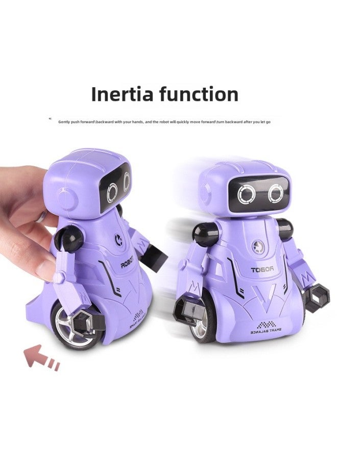 Children's Toy Dynamic Inertial Robot Fun Inertial Swing Educational Toy Dynamic Robot-Color:White - Image 3
