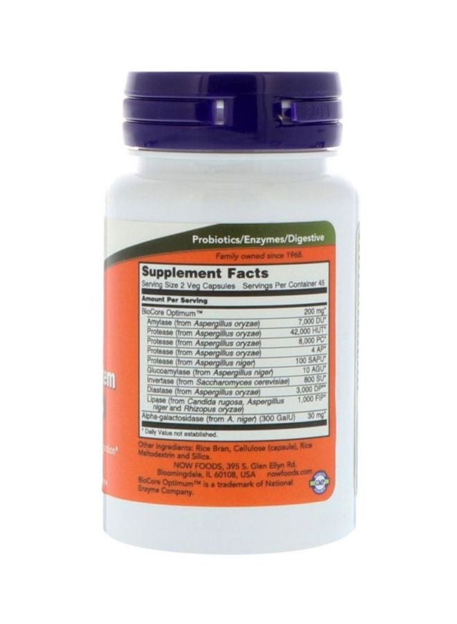 Now Foods Optimal Digestive System Dietary Supplement - 90 Veg Capsules - Image 2