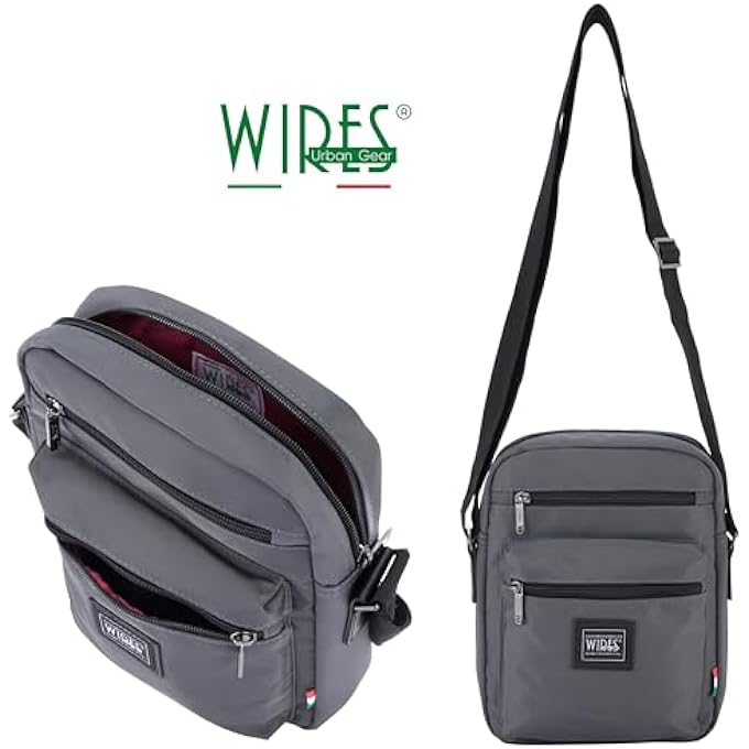 Wires Small Shoulder Backpack for Men Chest Bags Casual Daypack for Business Travel Cycling Black - Image 5