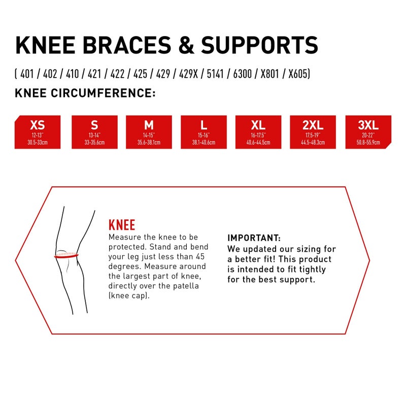 McDavid Knee Compression Sleeves. Lightweight Neoprene Support, Men/Women, for Left & Right Knee, Fits Men & Women, Includes 1 Sleeve, Black - Image 2