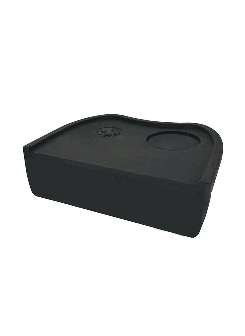 Rhino Coffee Gear - Professional Corner Rubber Tamping Mat - Black - Image 1