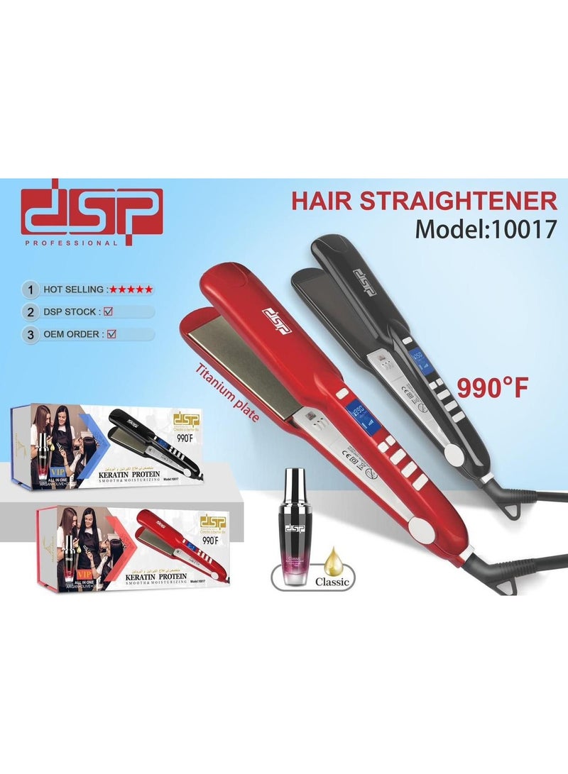 DSP Hair Straightener 750F Black 37 x 12cm