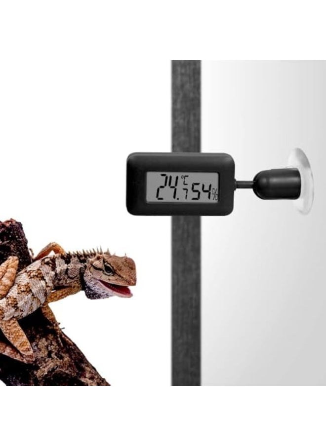 LCD Digital Hygrometer Thermometer with Backlight for Reptile vivarium, Greenhouse, and Incubator