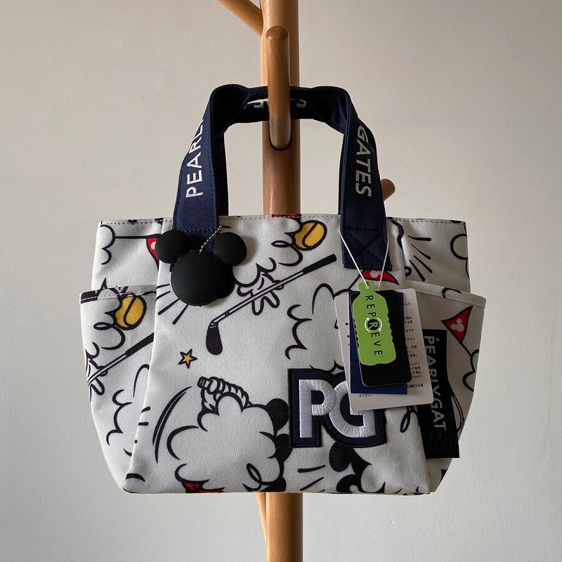 Never Overtime Jil Alyxmm6 Cartoon Cartoon Men'S And Women'S Tote Bag Embroidered Handbag Handbag - Image 1