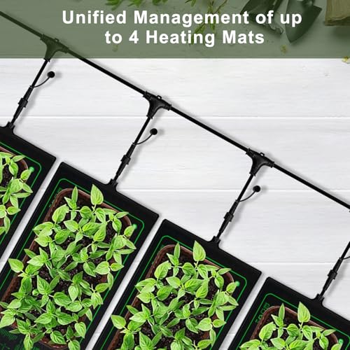 Ruyyi 4in1 Seedling Heat Mat,Warm Hydroponic Heating Pad for Indoor Seed Starting,Brewing and Greenhouses,Durable Waterproof Germination Station Heat Mat (20" x 10"- Heat Mat) - Image 5