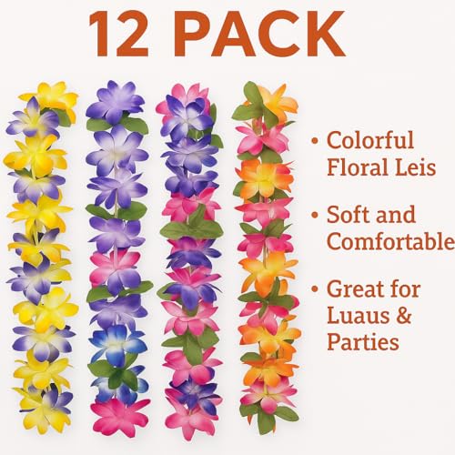 Oojami Mahalo Floral Leis : Package of 12 by Oojami - Image 2