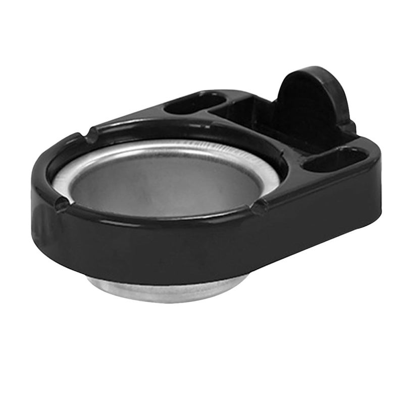 Wall Mounted Stainless Steel Ashtray Separable Ash Holder Black Non Drill Smoking Box - Image 2