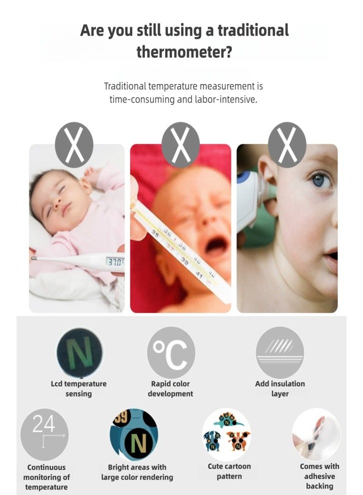 10-Second Forehead Thermometer｜Reusable｜Zero Sleep Disturbance - Image 5