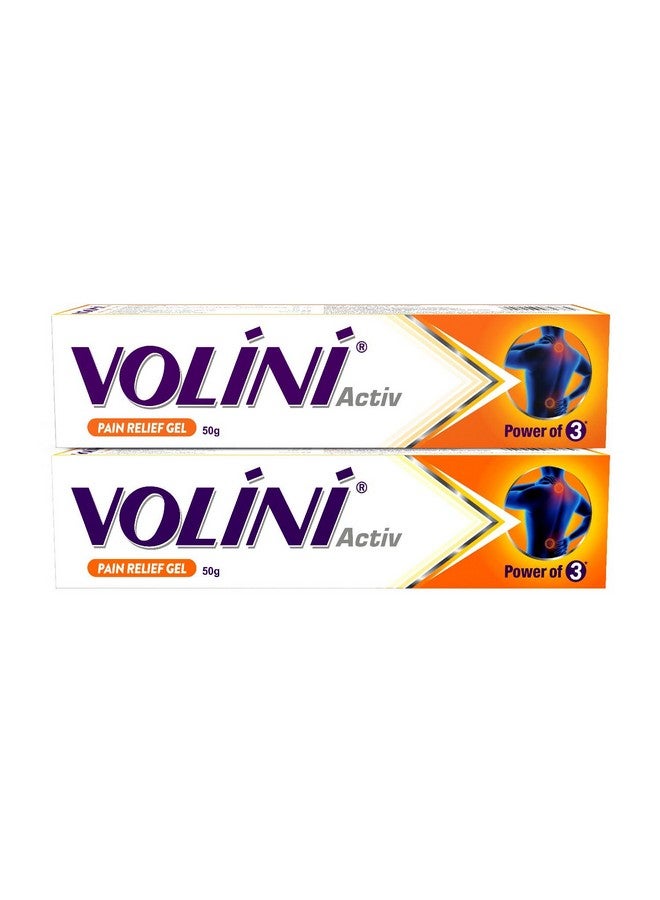 Volini Activ Pain Relief Gel 50 Gm Pack of 2 - Image 1