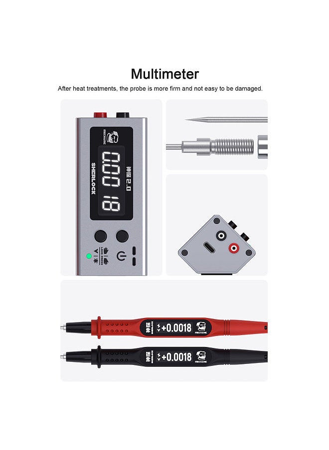Generic - Three-Screen Digital Display Mainboard Multimeter Accurate Motherboard Voltage Data Detect Tool Voltage Internal Resistance Capacitance Tester - Image 1