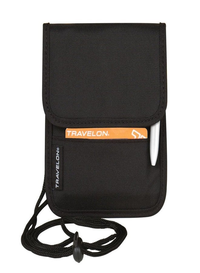 Travelon Folding ID and Boarding Pass Holder, Black, One Size - Image 1