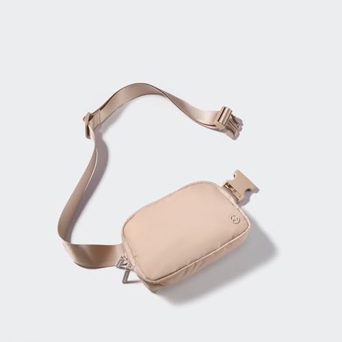 Pander حقيبة خصر باندر بسحاب مزدوج للنساء، حقيبة حزام نيلون مقاومة للماء، حقائب كتف بحزام قابل للتعديل (كتان خام). - Image 2