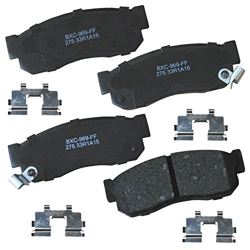 Bendix Premium SBC275 Ceramic Front Brake Pads for Datsun Samurai 1984, Nissan Hikari 1992-1988, Pulsar NX 1984-1983, Pulsar NX 1990-1986, Samurai 1987-1985, Sentra 1990-1984 - Image 1