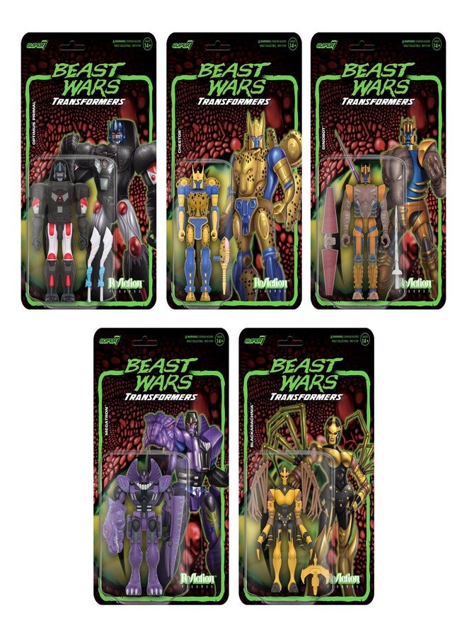 Super7 Transformers Beast Wars Megatron - 4" Transformers Action Figure Classic Cartoon Collectibles and Retro Toys - Image 4