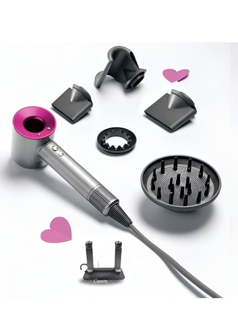 JAJEEK Professional Leafless Supersonic Hair Dryer | Negative Ion Technology, Constant Anion Electric Hair Dryer for Faster Drying & Healthier Hair, Personal Hair Care Styling Tool - Image 2