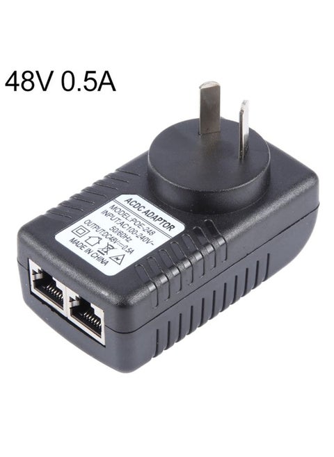 48V 0.5A Router AP Wireless POE / LAD Power Adapter (AU Plug)