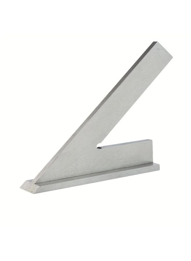 45 Degree Angle Ruler With Seat 200x130mm Rust Resistant Precision Markings Industrial Technical Use - Image 5