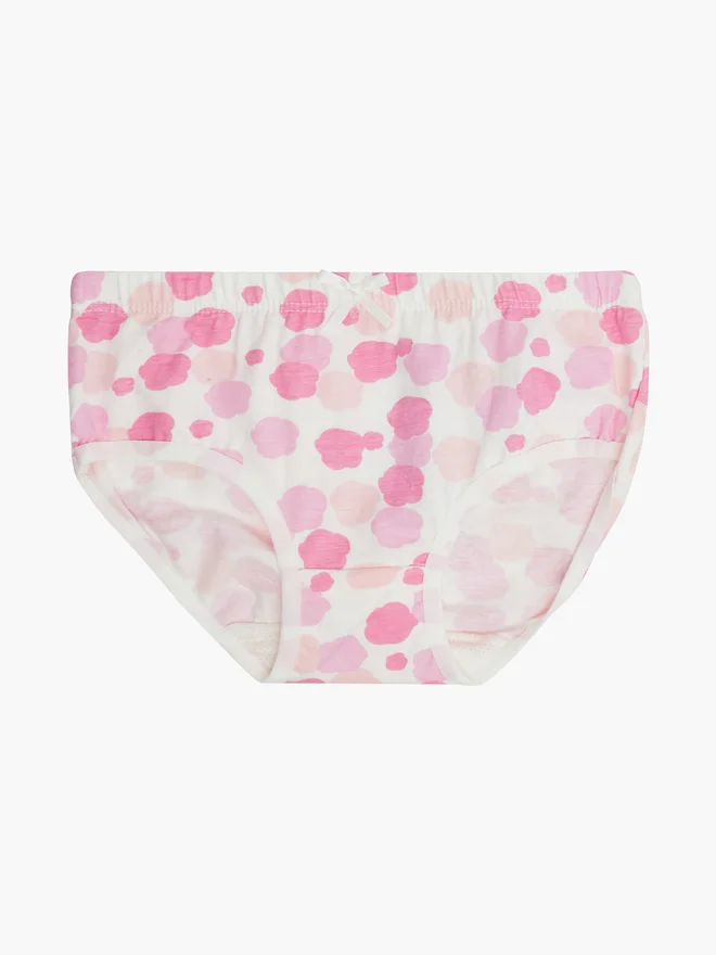 Styli Styli Pack of 4 - Girls Cotton Printed Briefs