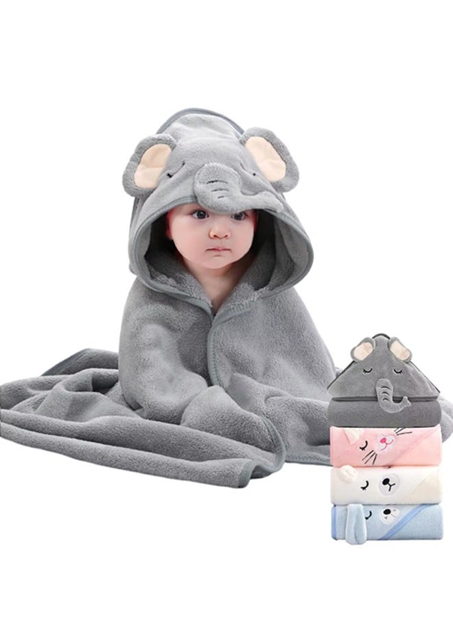 Generic - Hooded Towel - Rayon Made from Bamboo, Baby Stuff Towel-Ultra Absorbent, Hooded Towels for Baby, Toddler Bath Towel, Premium Soft Bath Towel,Baby Stuff Shower Gifts for Boy and Girl - Image 1