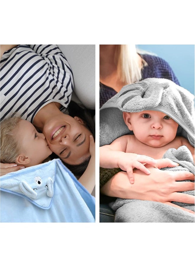 Generic - Hooded Towel - Rayon Made from Bamboo, Baby Stuff Towel-Ultra Absorbent, Hooded Towels for Baby, Toddler Bath Towel, Premium Soft Bath Towel,Baby Stuff Shower Gifts for Boy and Girl - Image 1