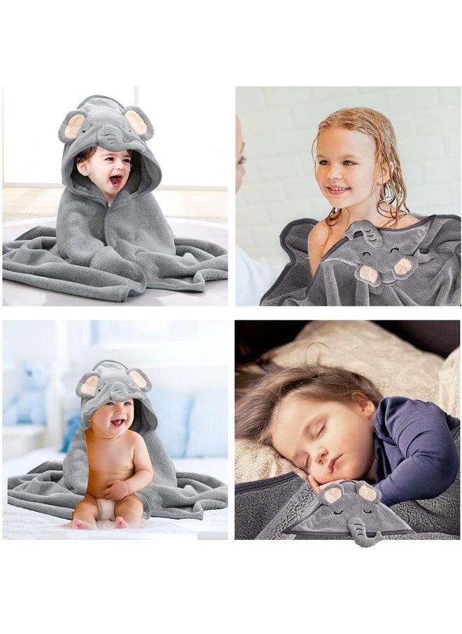 Generic - Hooded Towel - Rayon Made from Bamboo, Baby Stuff Towel-Ultra Absorbent, Hooded Towels for Baby, Toddler Bath Towel, Premium Soft Bath Towel,Baby Stuff Shower Gifts for Boy and Girl - Image 1