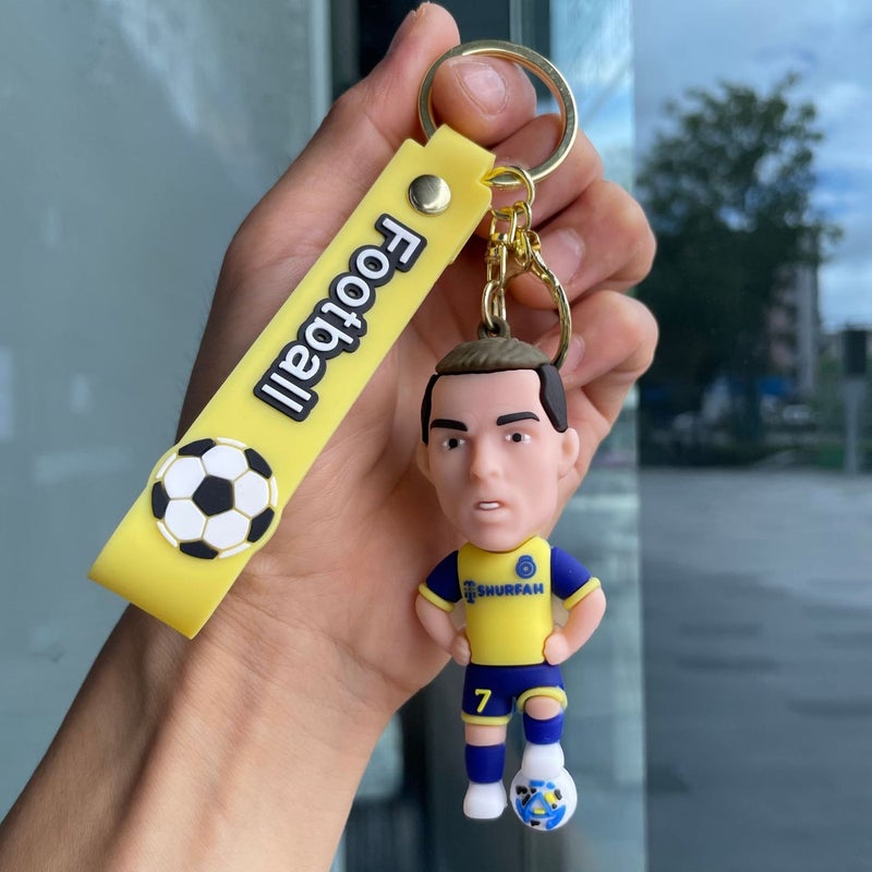 World Cup Soccer Jersey Keychain - Cartoon Figure, Backpack Pendant, Car Key Chain, Small Gift - Wholesale - Image 1