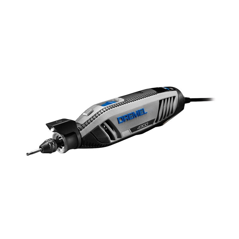 DREMEL مجموعة أدوات دوارة عالية الأداء Dremel 4300-5/40 مع ضوء LED - 5 ملحقات و 40 ملحقًا - مثالية للطحن والقطع ونحت الخشب والصنفرة والنقش - Image 2