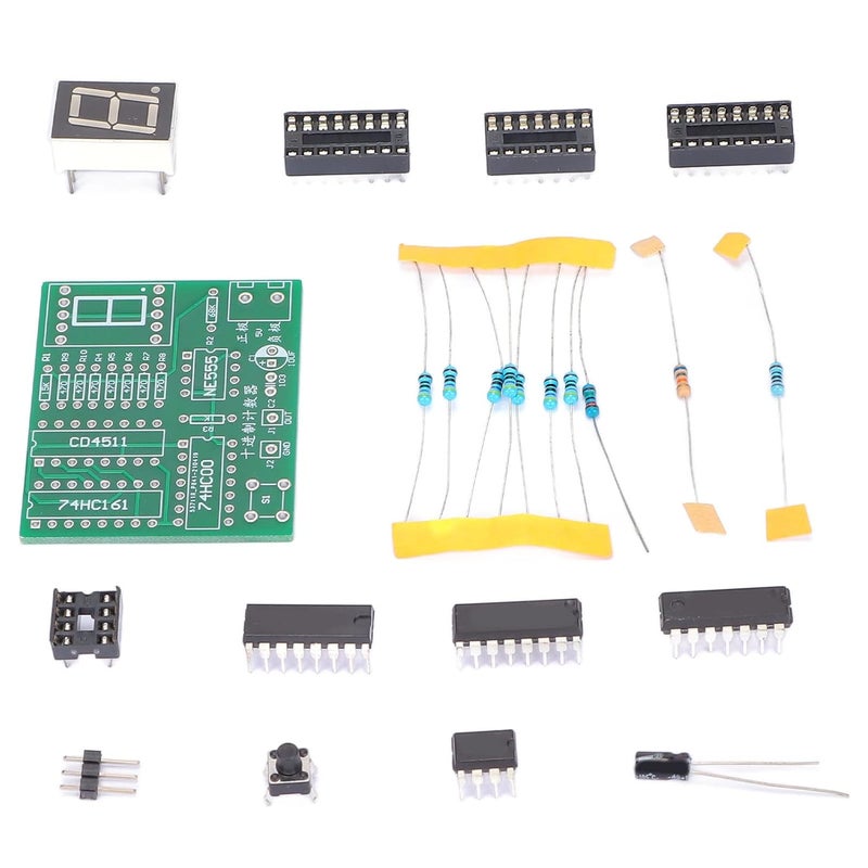 Decimal Counter Kit DIY Digital LED Counter Module Kit with One Key Reset Function DC 3‑5V - Image 3