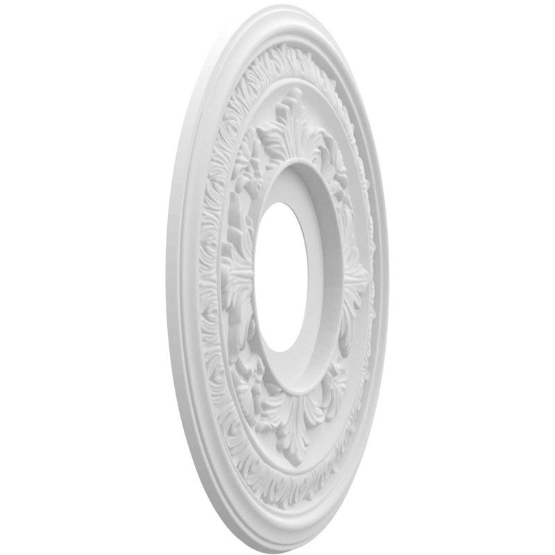 Ekena Millwork CMP13BA Baltimore Thermoformed PVC Ceiling Medallion (Fits Canopies up to 5 1/4"), 13"OD x 3 1/2"ID x 3/4"P - Image 2