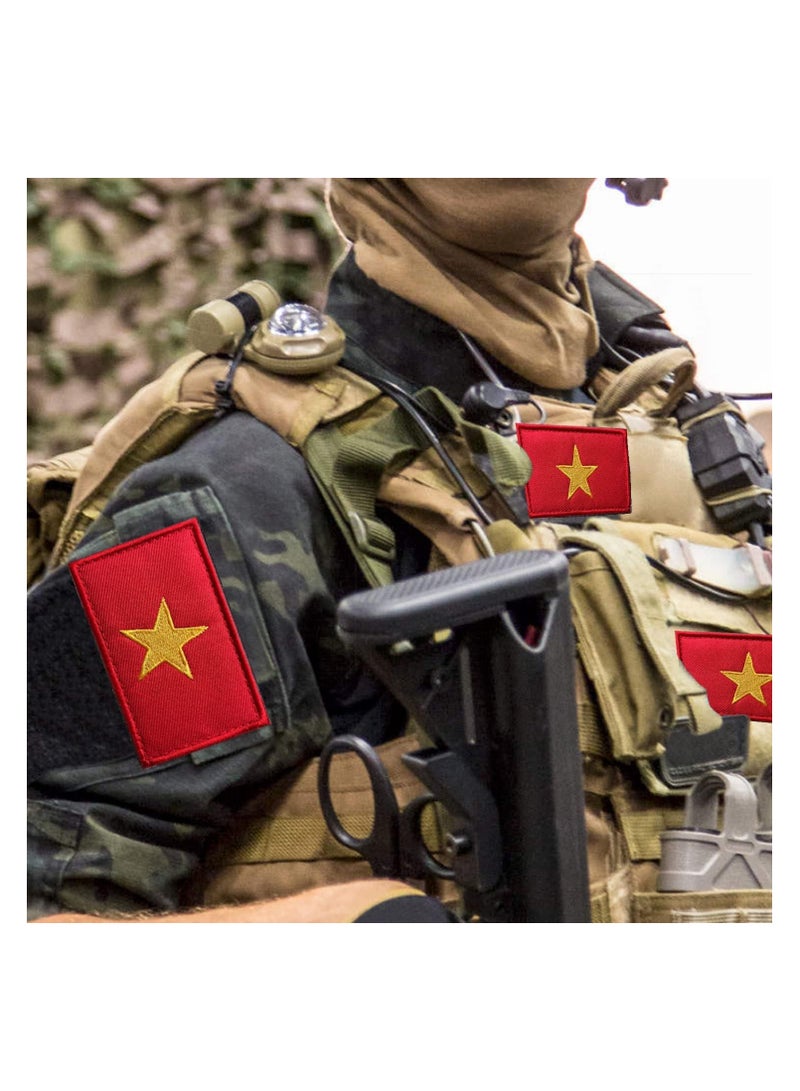 Generic Pack of 2pcs Embroidered Flag Patches - Perfect for Jackets - Backpackers - Travelers - Uniforms - Jeans and Hats - Tactical Embroidered Patches  - Image 5
