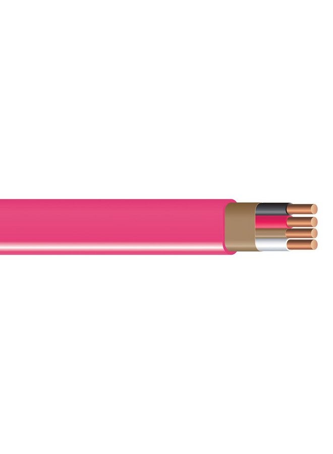 Southwire Romex SIMpull Residential Wire, 10 Gauge, 3 Conductor, 25Ft, NMW/G Wire, Pink, 63948521 - Image 2