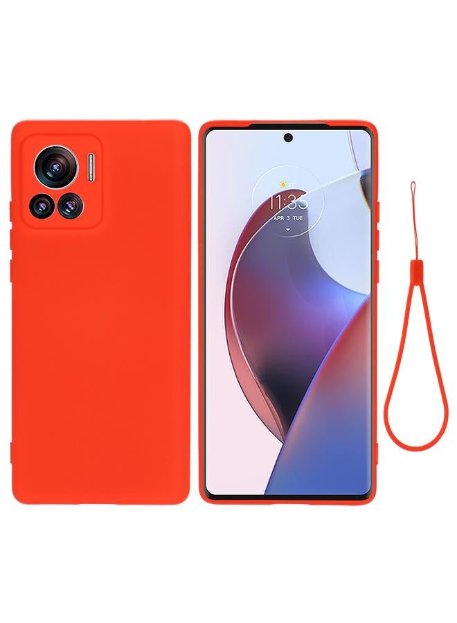 The Bros Case For Motorola Edge 30 Ultra / Moto X30 Pro Pure Color Liquid Silicone Shockproof Phone Case