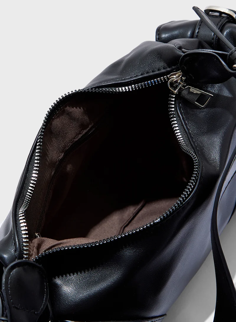 Ginger Multi Pocket Detail Shoulder Bag