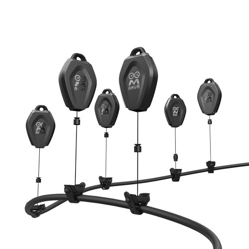 AMVR VR Cable Management System, 6 Packs Ceiling Pulley System Compatible with Meta Quest 3S/3/2/Valve Index/Rift S/PSVR/HTC VR Cord Accessories(VR Link Cable Not Included) - Image 1