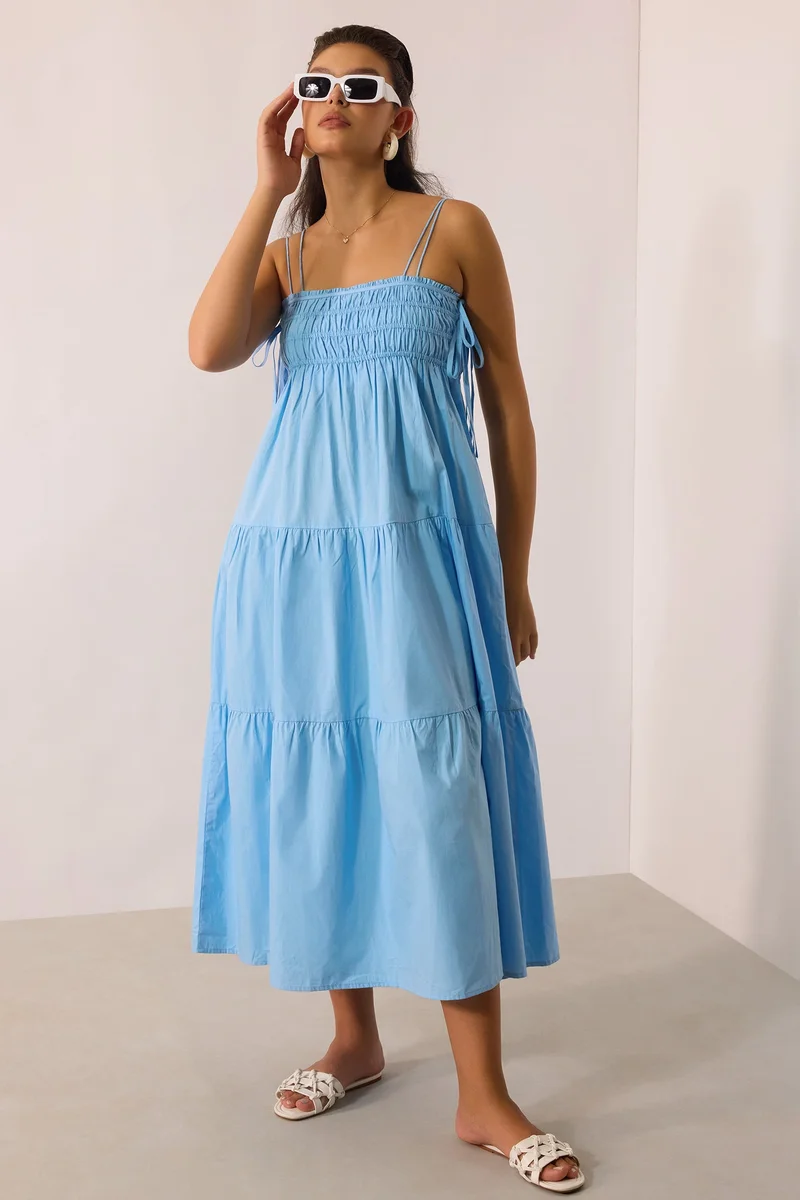 Virgio Tiered Cotton Dress