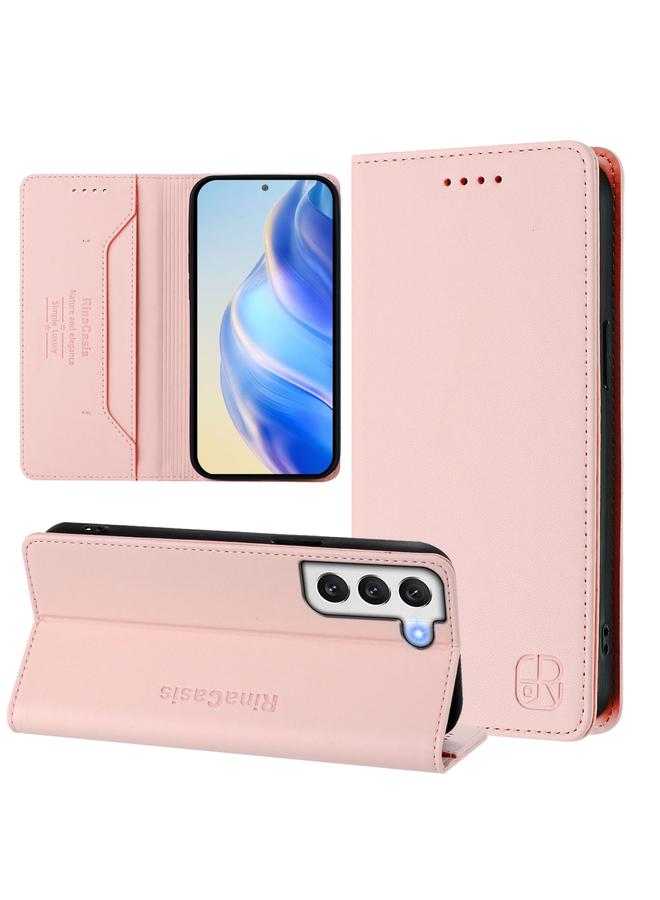 اس-توب جراب لهاتف Samsung Galaxy S21+ 5G RC01 جراب هاتف جلدي مزدوج الطي مزود بخاصية الشفط المغناطيسي بتقنية RFID - Image 1