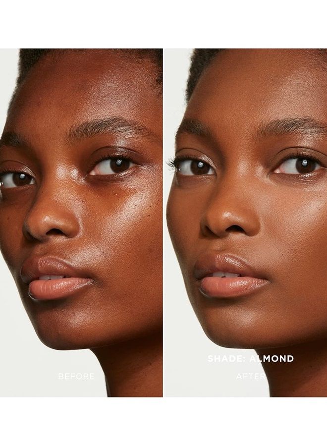 Hourglass عصا أساسيات ساعة الرمل لإنهاء سلس. أساسيات مكياج عصا بلمسة ساتان قابلة للبناء لتغطية كاملة لمظهر هوائي. (لوز) - Image 2