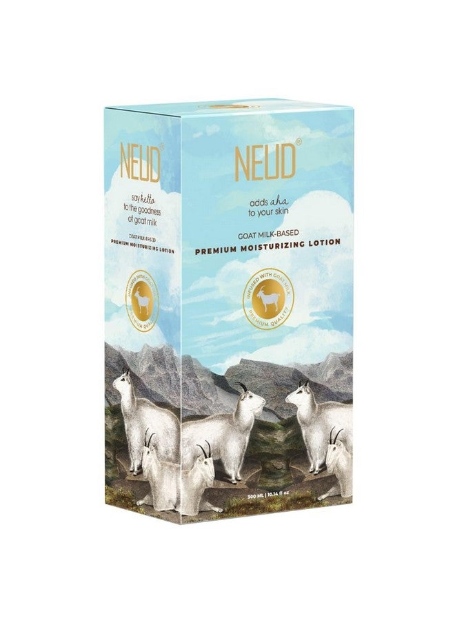 NEUD Goat Milk Premium Moisturizing Body Lotion for All Skin Types for Men and Women - 300 ml - Image 1
