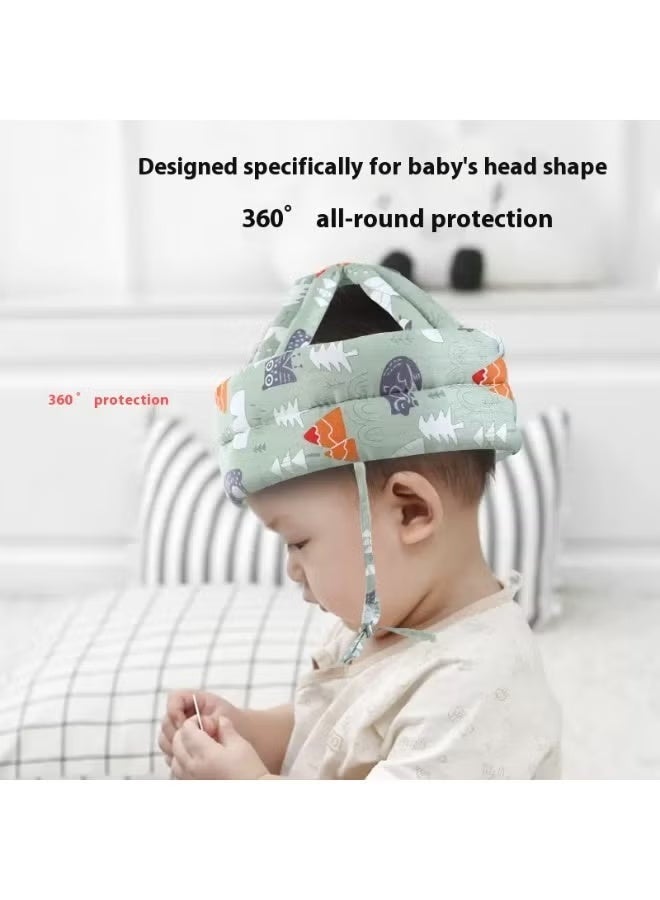 Amanli Baby Helmet for Crawling Walking Adjustable Baby Anti-Fall Head Protection Cushion Pillow Toddler Infant Cap Bumper Bonnet Child Protective Head Guard Hat for Playing - Image 2