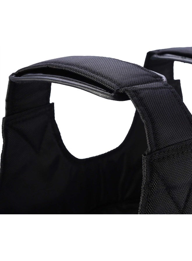 Estink Weighted Vest, 44lbs/110lbs Adjustable Sport Exercise Body Weight Training Vest Jacket Workout Equipment for Men Women Crossfit Strength Training Muscle Building Running Jogging - Image 4