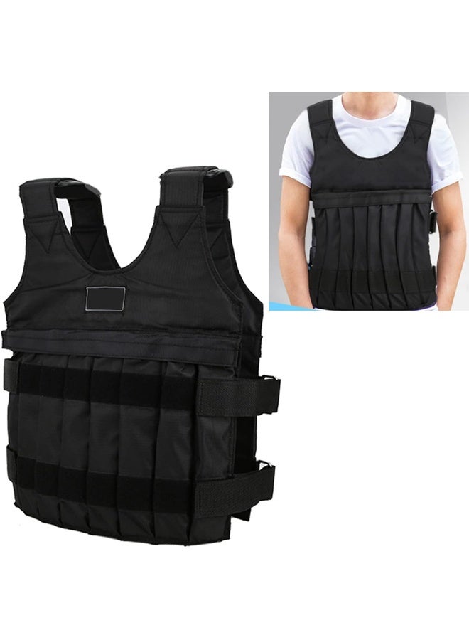 Estink Weighted Vest, 44lbs/110lbs Adjustable Sport Exercise Body Weight Training Vest Jacket Workout Equipment for Men Women Crossfit Strength Training Muscle Building Running Jogging - Image 5