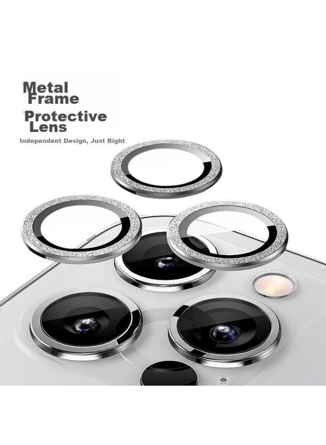 Australian Wave Aolang, Apple 15 Pro/pro Max Lens Protector, Apple Iphone 15 Pro Max Phone Three-hole Metal Lens Tempered Glass Protective Film, High-definition, Non-top Shell, Anti-scratch Film, - Image 2