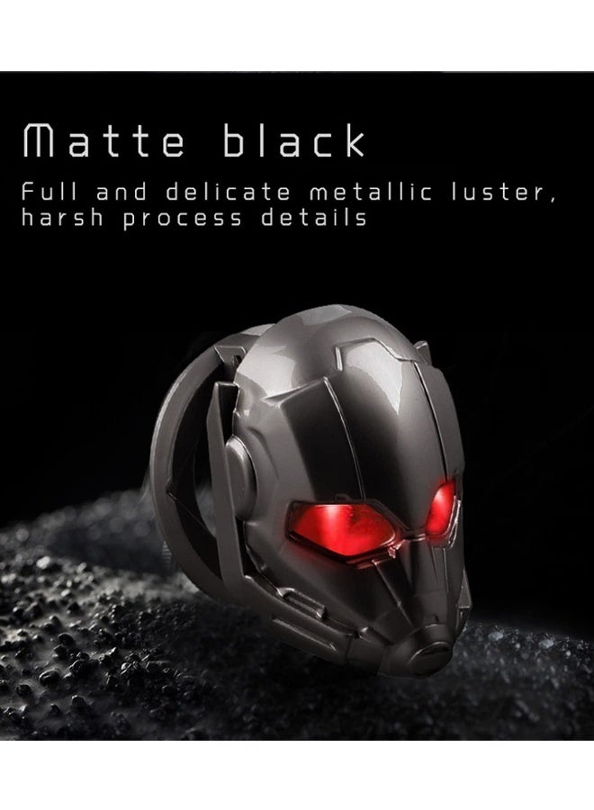 Generic Car Auto Engine Ignition Start Stop bu tton Replacement Start Stop Trim Protector Key Ring Circle Cover 3D Ant Man Car Interior Accessory  - Image 3