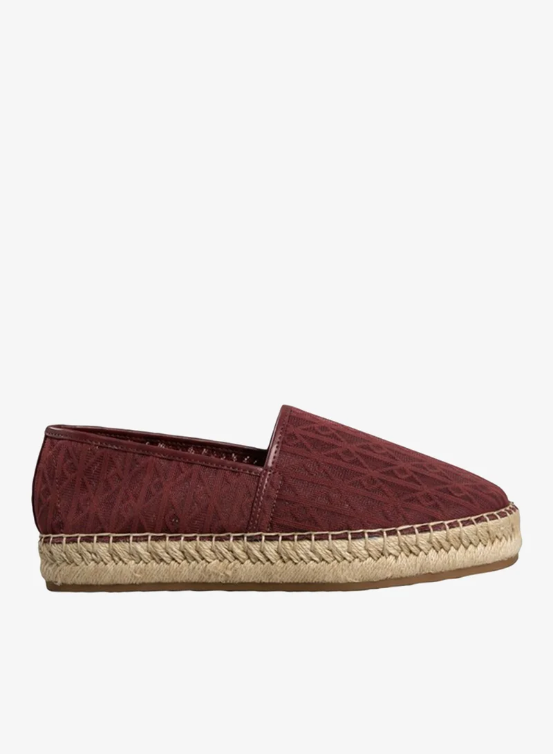 Calvin Klein Emblem All Over Print Espadrilles