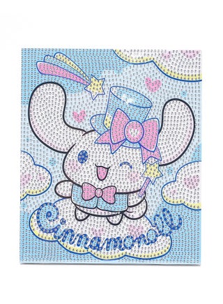3D Diamond Painting Kit for Kids Develop Focus Skills and Patience, Improve Visual Coordination 20 X 20 cm (Cinnamoroll)