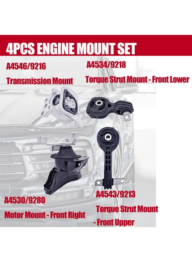 PateWin Engine Motor Mount Compatible with Fits 2006 2007 2008 2009 2010 2011 Honda Civic 1.8L A4530 A4534 A4543 A4546 - Image 3