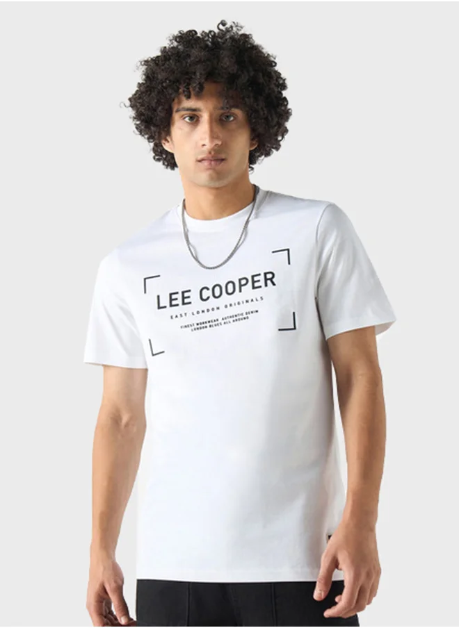 Lee Cooper Logo Detail Crew Neck T-Shirt